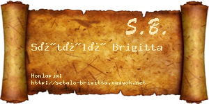 Sétáló Brigitta névjegykártya